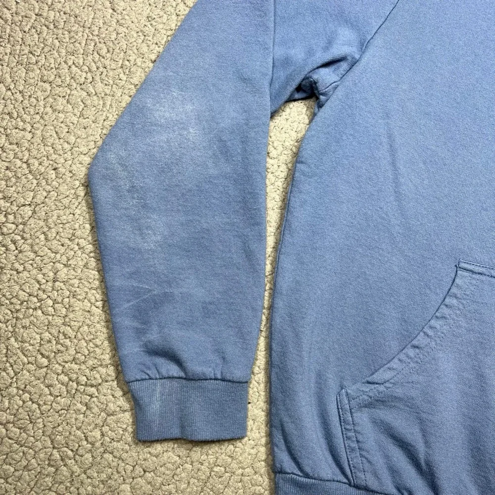 Marine Layer Zip Up Hoodie Mens M MARIN ONE Graphic Blue Casual Soft